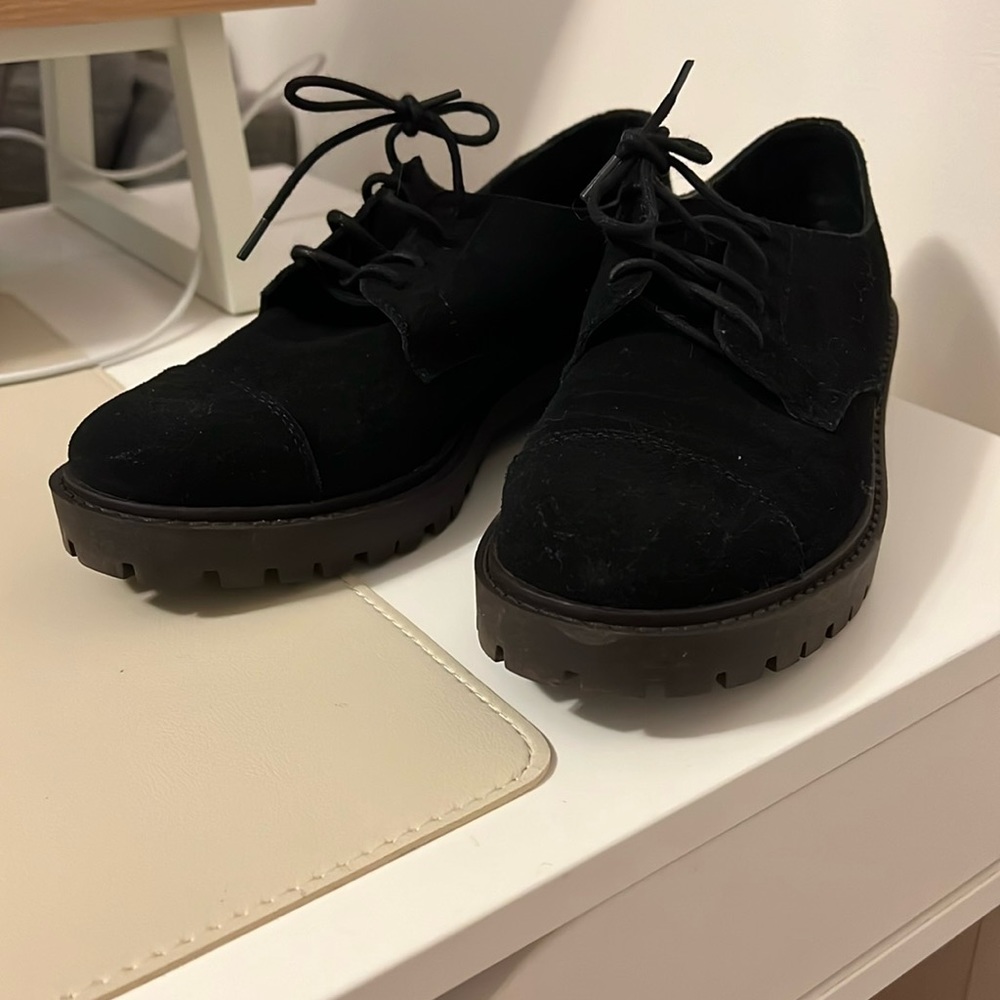 Lucky Brand Chunky Suede Shoes